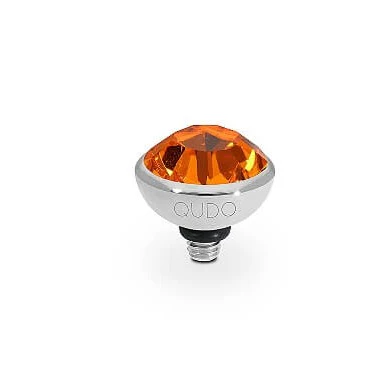 Qudo Bottone 10mm Silver Topper - Sun