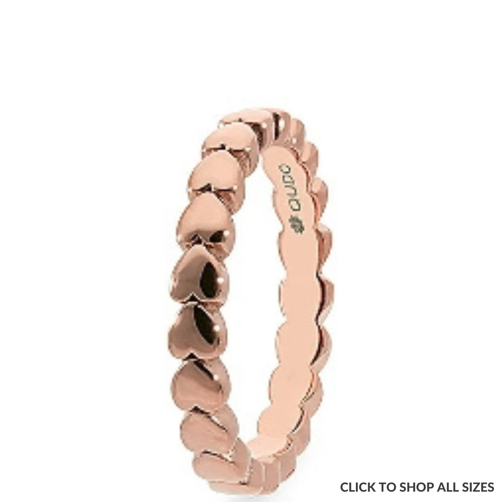 Qudo Calvisi Rose Gold Ring