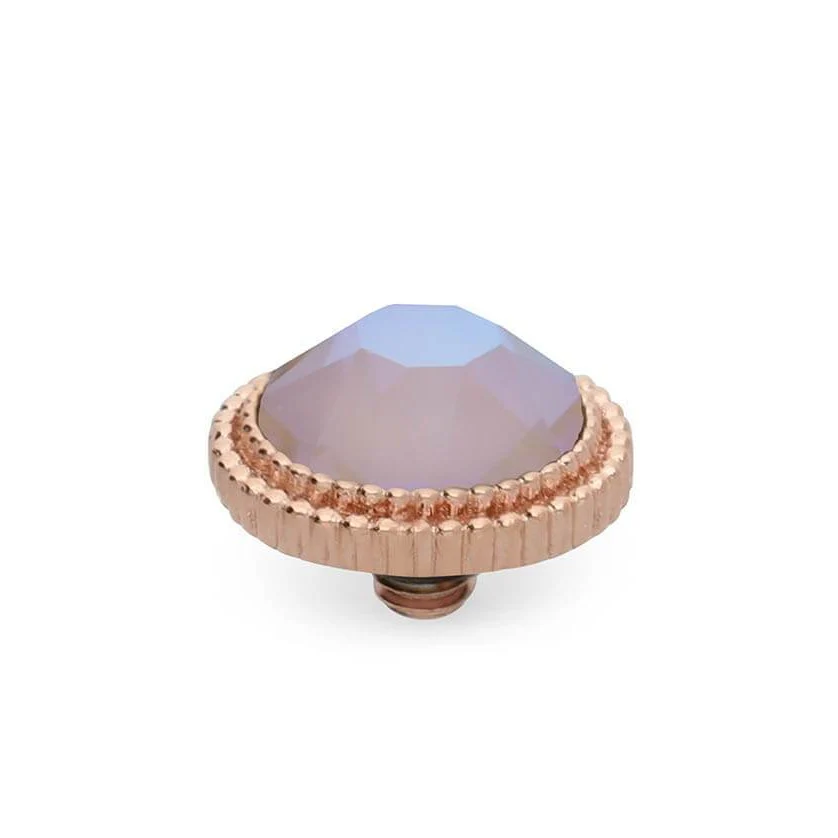 Qudo Fabero 10mm Rose Gold Topper - Dusty Pink Delite