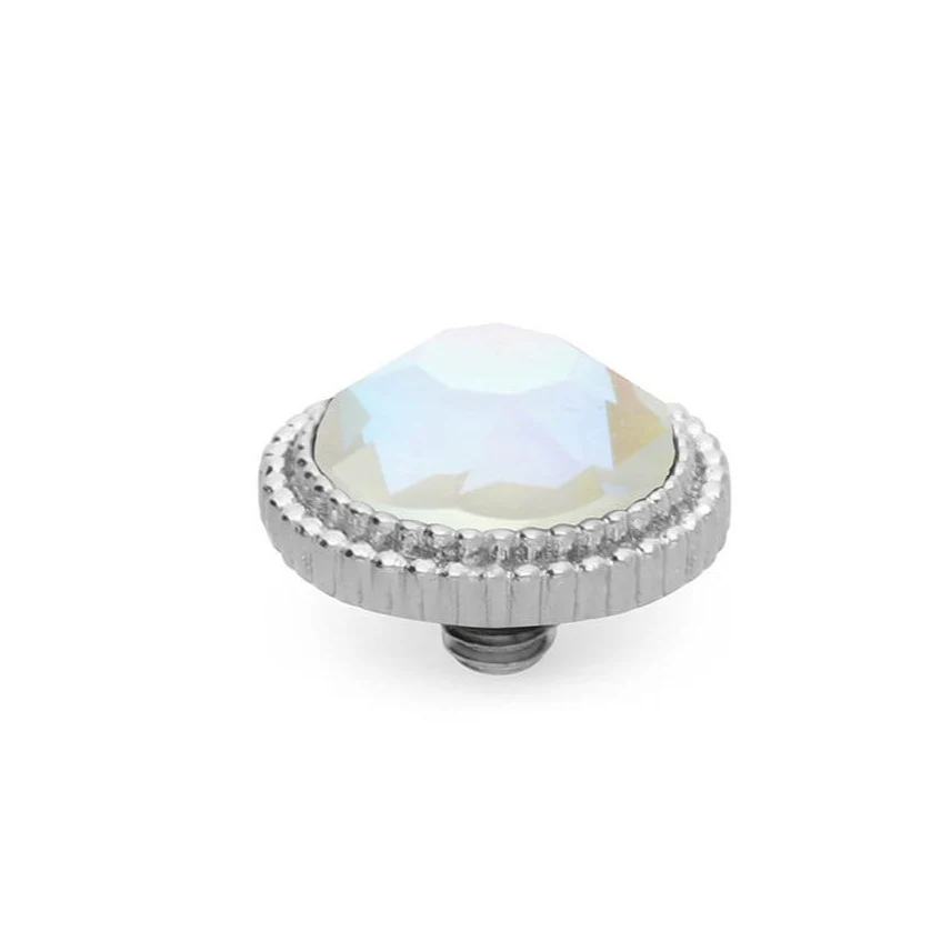 Qudo Fabero 10mm Silver Topper - Light Grey Delite