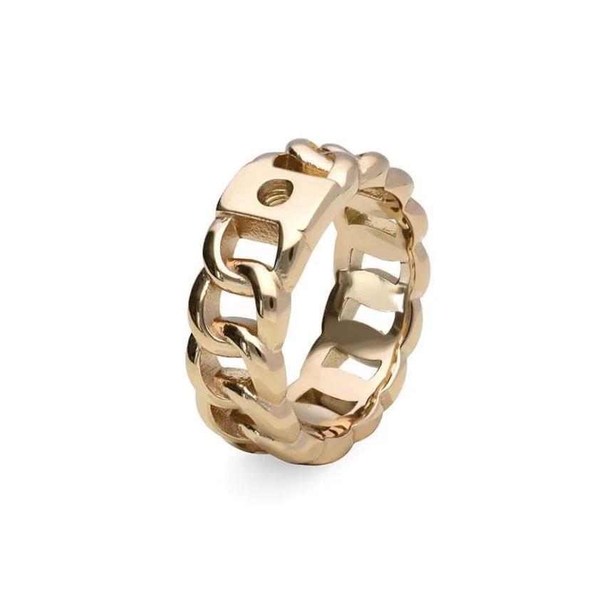 Qudo Liberi Ring Band - Gold - Image 2