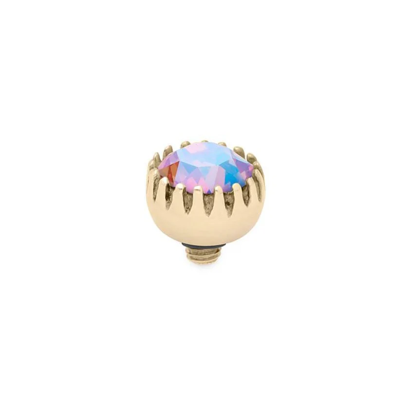 Qudo London 8mm Gold Topper - Light Rose Shimmer