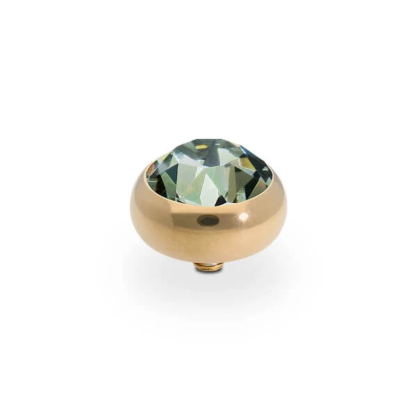 Qudo Sesto 10mm Gold Topper - Black Diamond