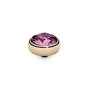 Qudo Sesto 10mm Gold Topper - Rose