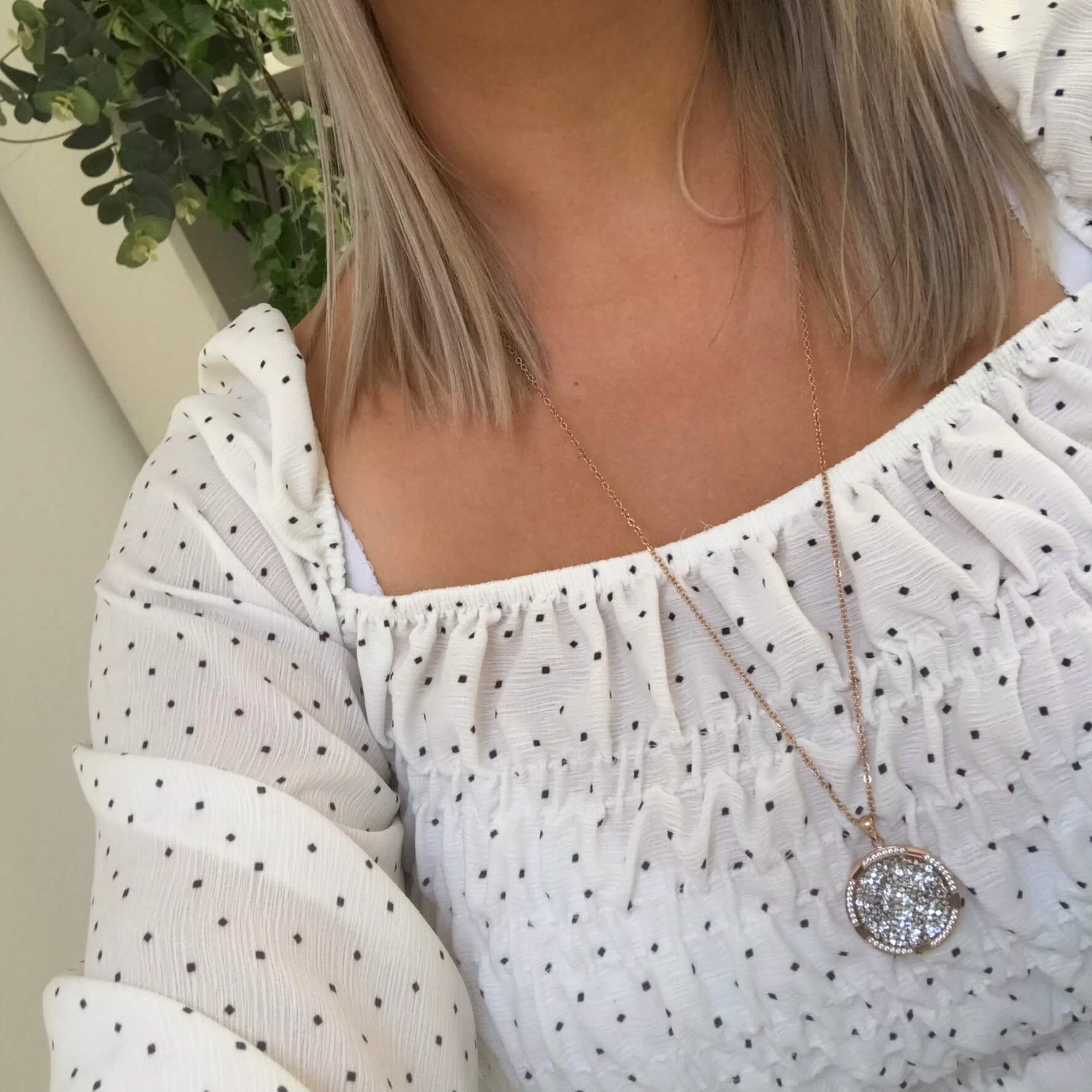 Qudo Tirano Pendant & Rose Gold Chain - Comet Argent Light - Image 3