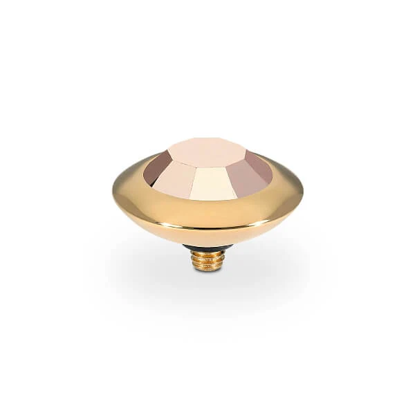 Qudo Tondo 13mm Gold Topper - Capri Gold