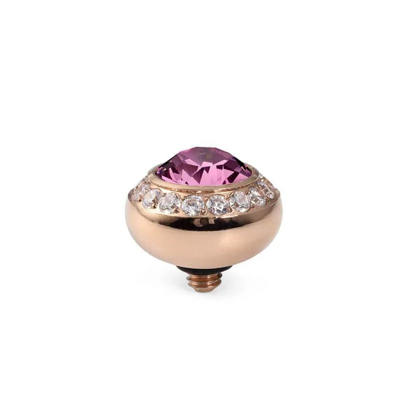 Qudo Tondo Deluxe 10mm Rose Gold Topper - Rose