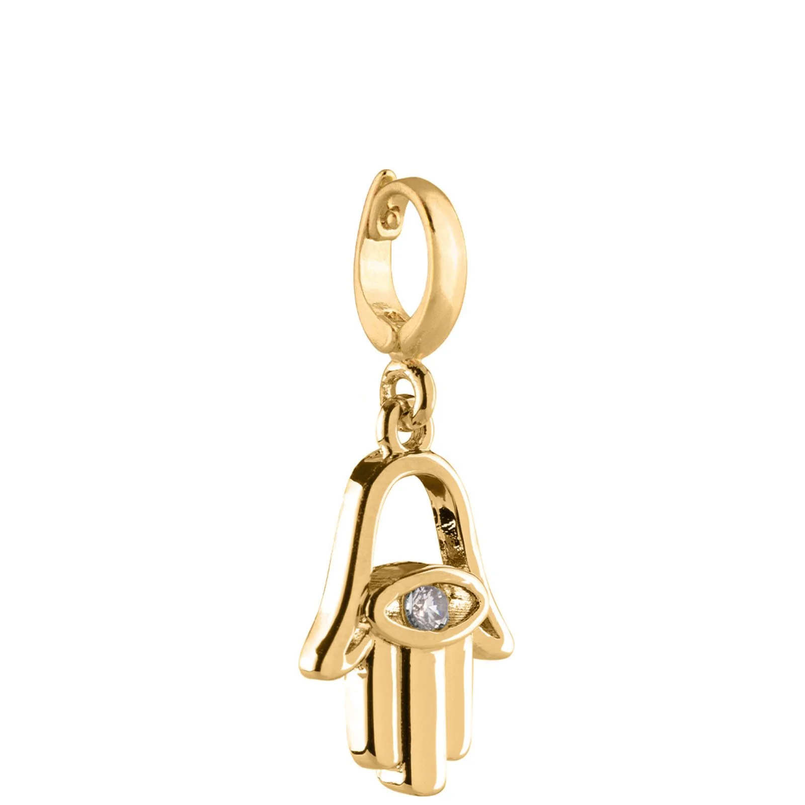Rebecca My World Gold Hamsa Clip On Charm