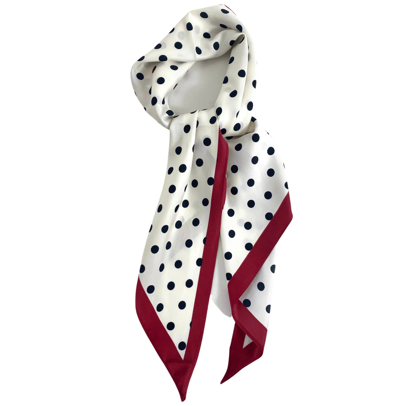 Red Polka Dots Triangle Scarf