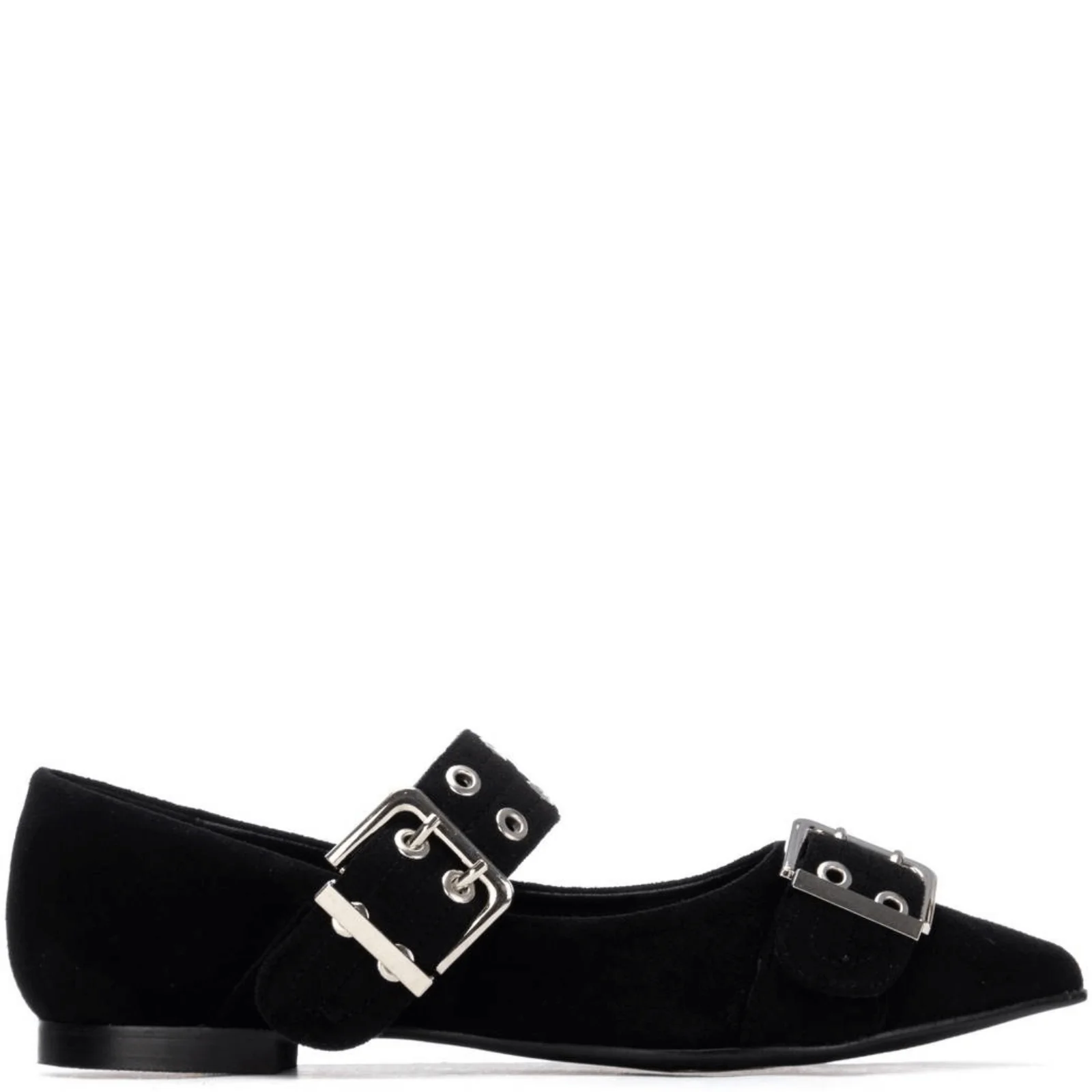 Refresh Black Pointed Toe Pumps