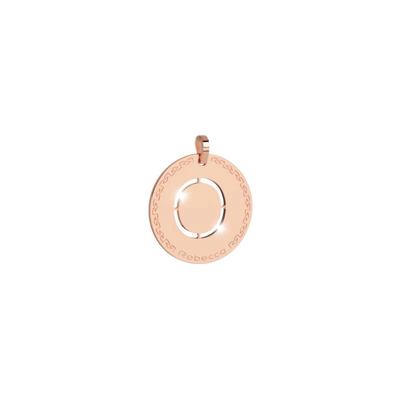 Rebecca My World Rose Gold Large Initial Charm - Image 17