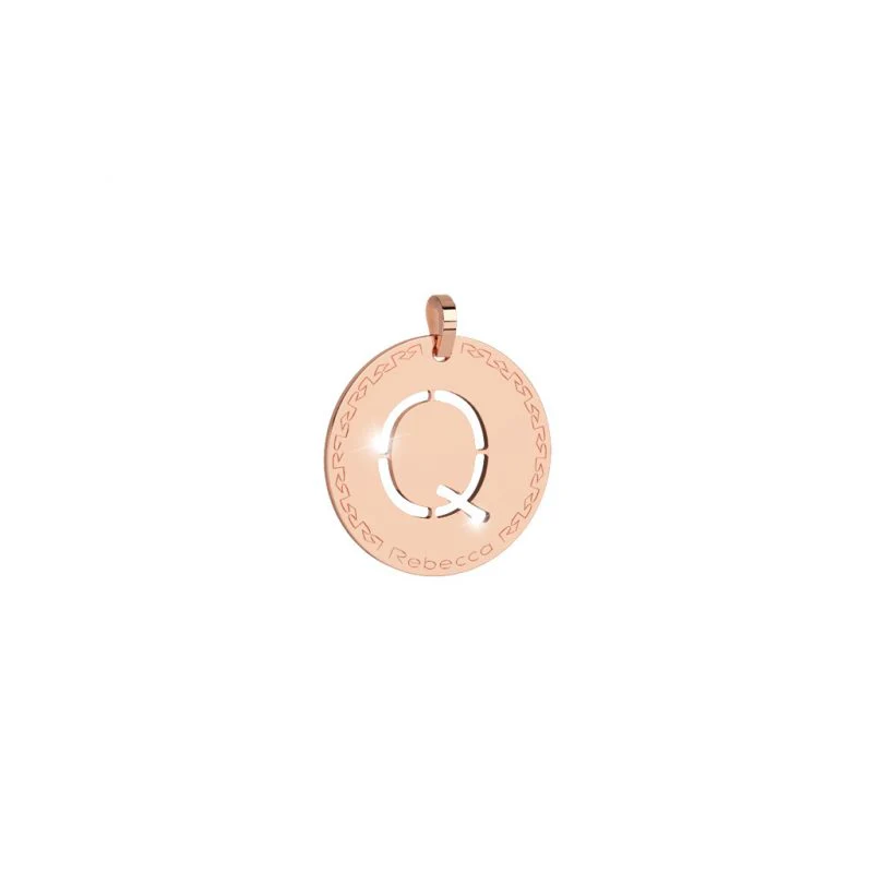 Rebecca My World Rose Gold Large Initial Charm - Image 19