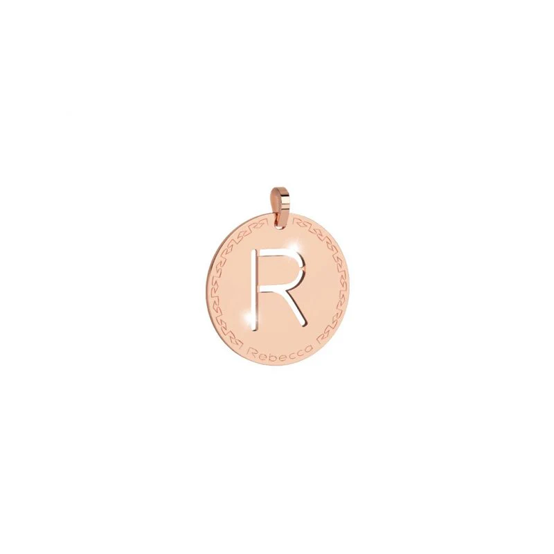 Rebecca My World Rose Gold Large Initial Charm - Image 20