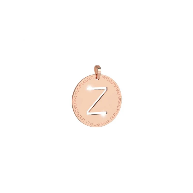 Rebecca My World Rose Gold Large Initial Charm - Image 28