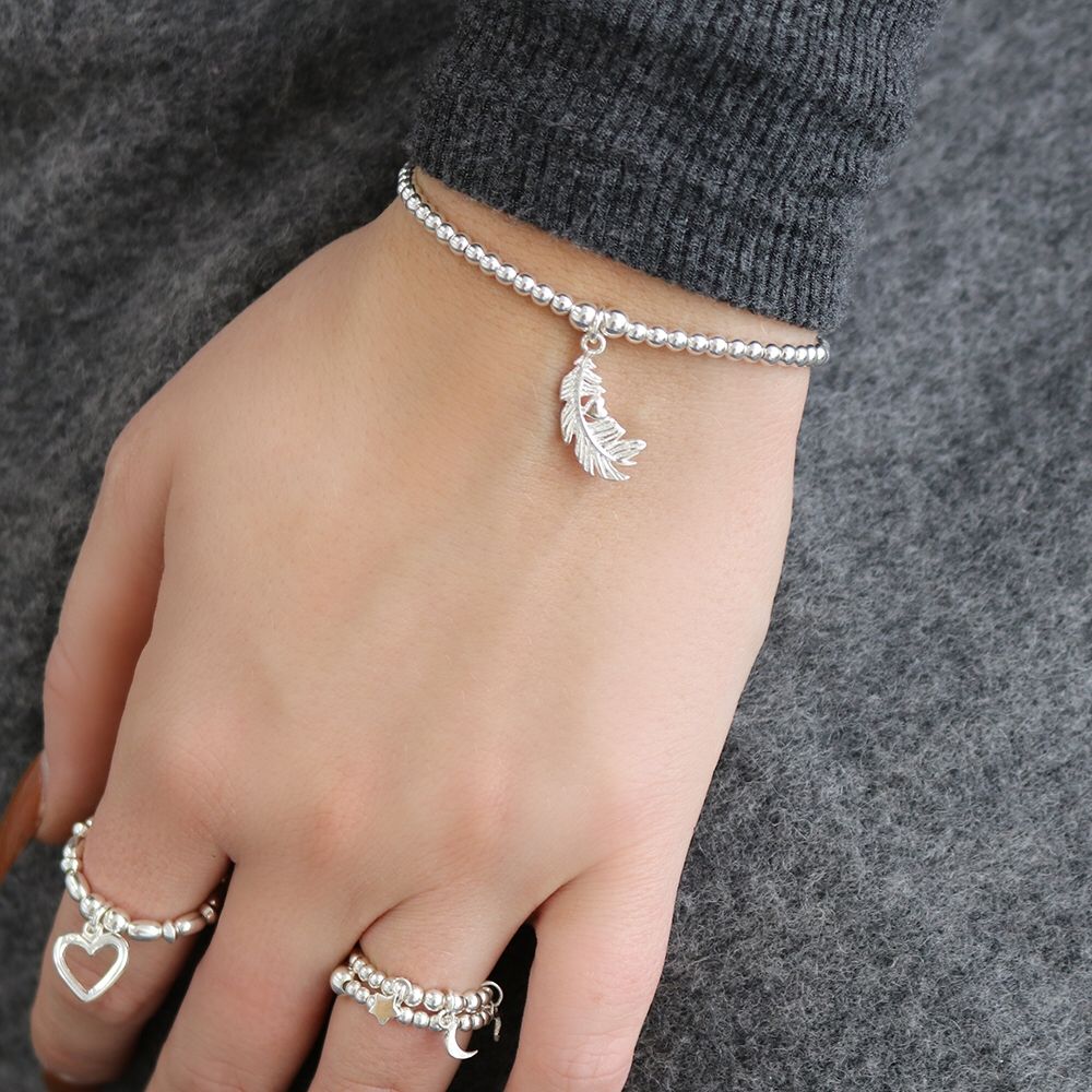 ChloBo Heart In Feather Bracelet - Image 2