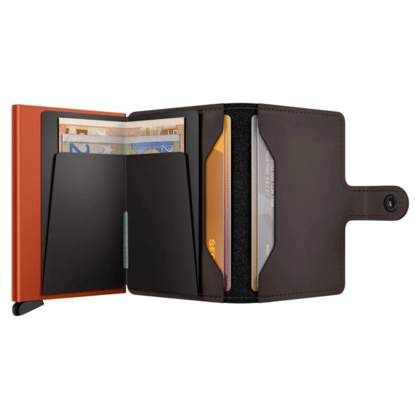 SECRID MiniWallet - Matte Truffle & Orange - Image 4