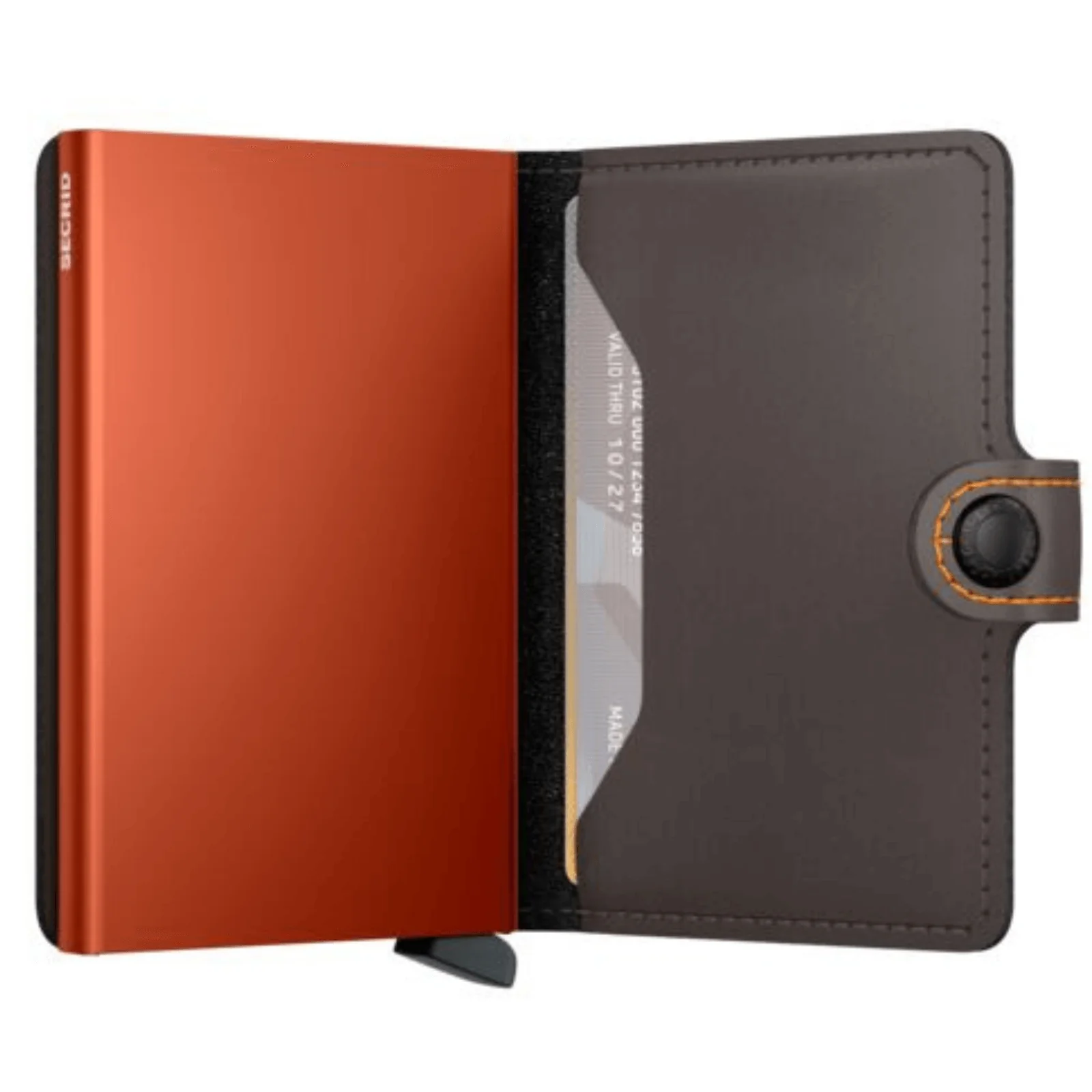 SECRID MiniWallet - Matte Truffle & Orange - Image 5
