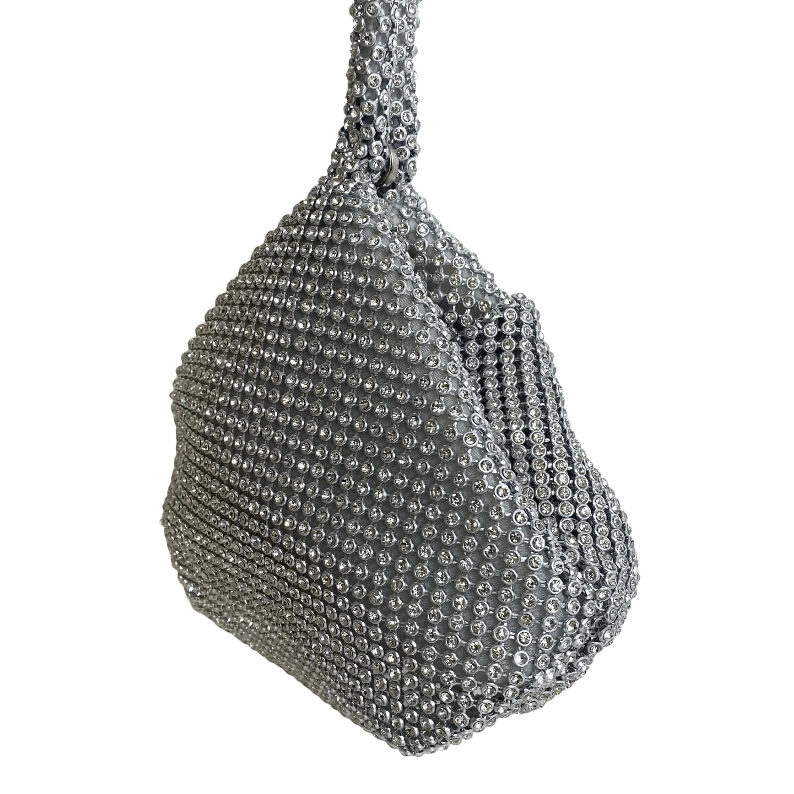 Sorento Silver Sparkly Occasion Bag - Image 3