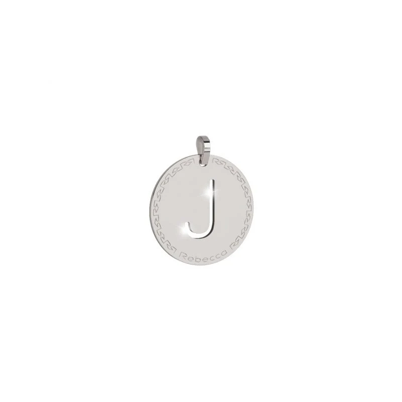 Rebecca My World Silver Large Initial Charm - Image 10