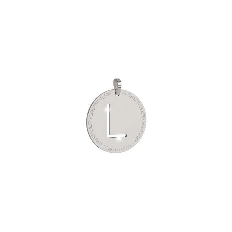 Rebecca My World Silver Large Initial Charm - Image 11