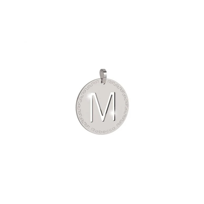 Rebecca My World Silver Large Initial Charm - Image 12