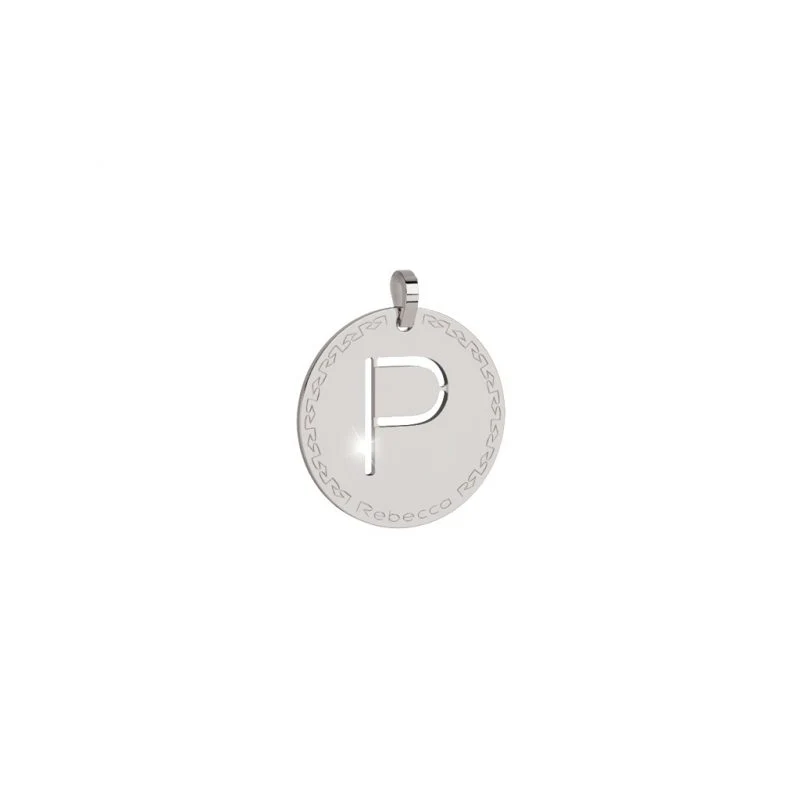 Rebecca My World Silver Large Initial Charm - Image 15