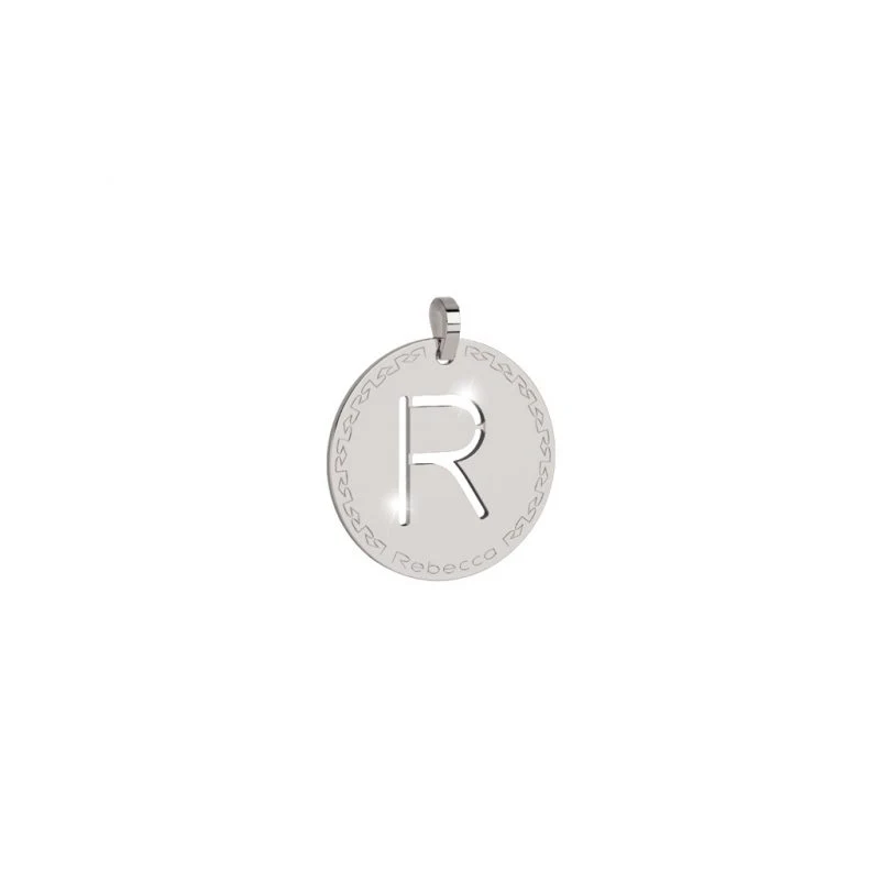Rebecca My World Silver Large Initial Charm - Image 16