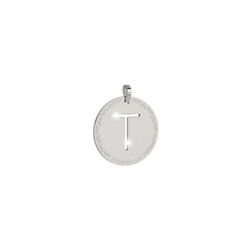 Rebecca My World Silver Large Initial Charm - Image 19