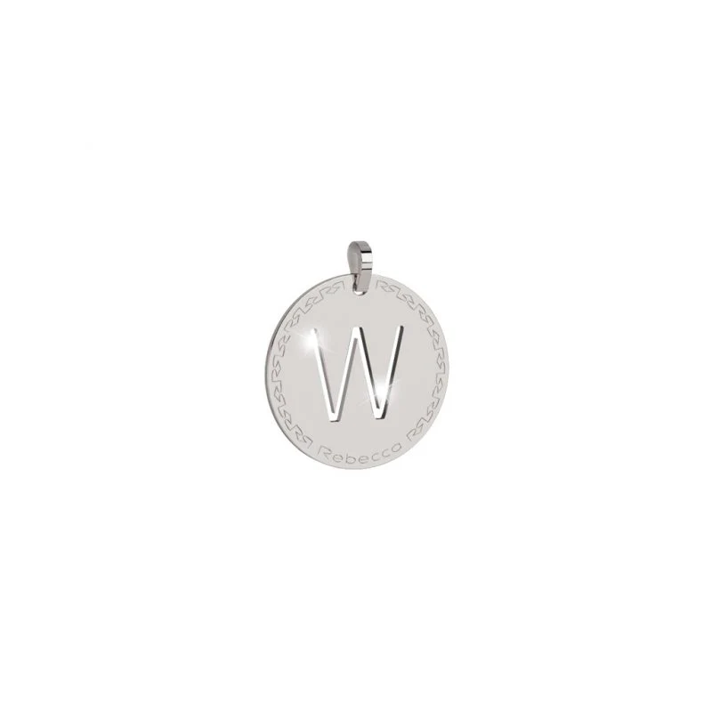 Rebecca My World Silver Large Initial Charm - Image 22