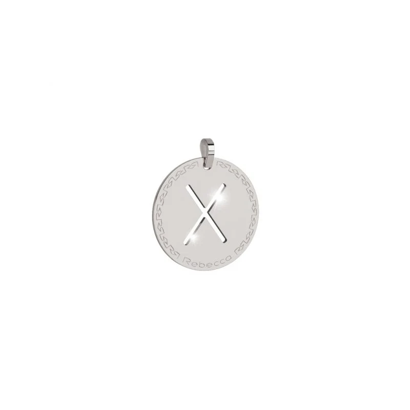 Rebecca My World Silver Large Initial Charm - Image 23