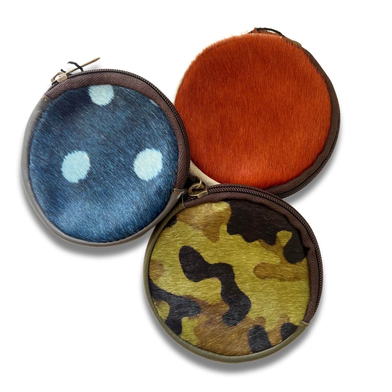 Soruka Afra Round Leather Zip Purse - Assorted Design