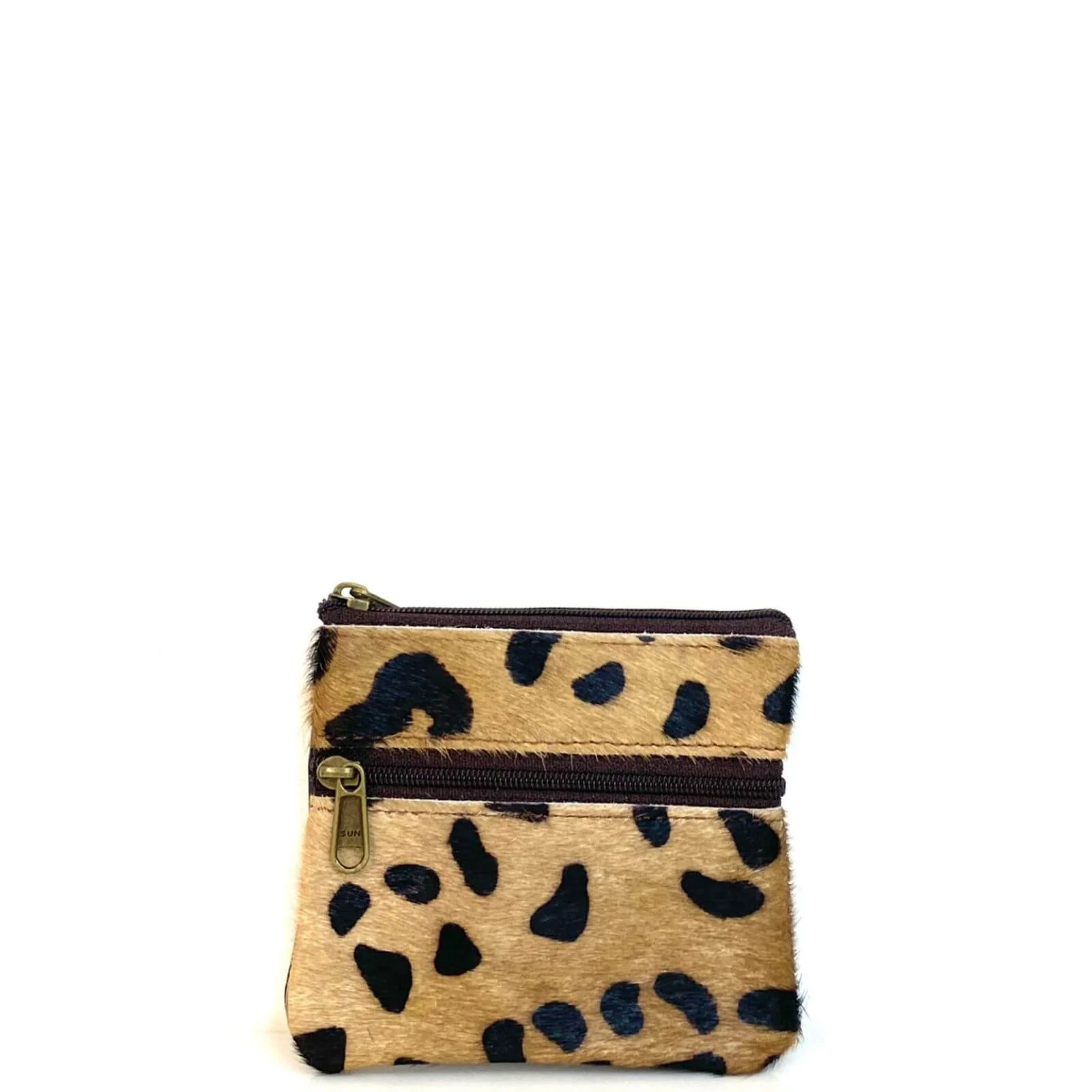 Soruka Ari Small Leather Zip Purse - Leopard (assorted) - Image 3