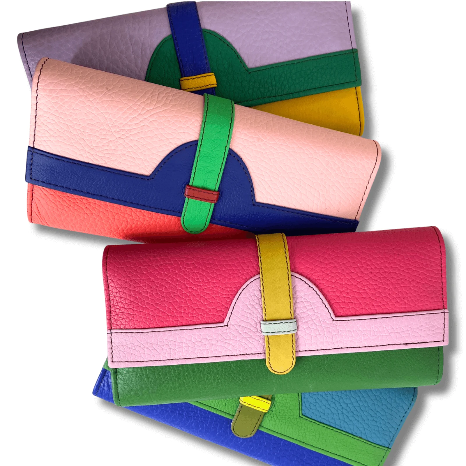 Soruka Half Moon Plain Leather Purse - Assorted - Image 2