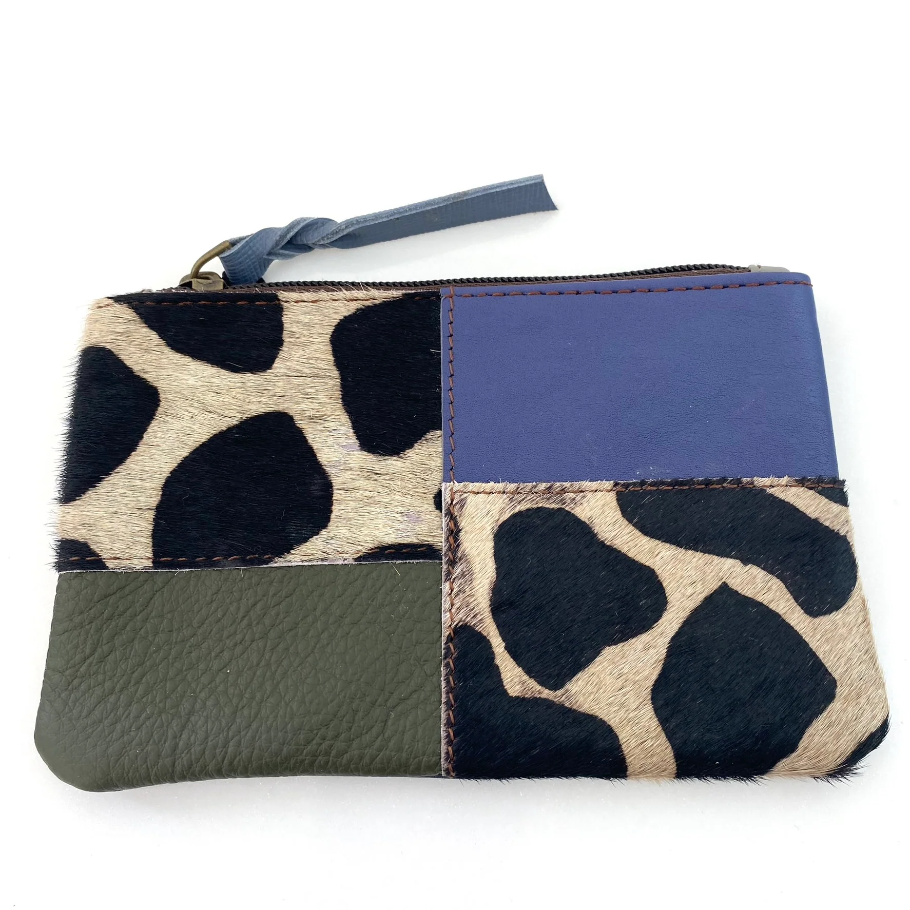Soruka Zahra Leather Zip Purse - Giraffe Print Mix (assorted) - Image 3