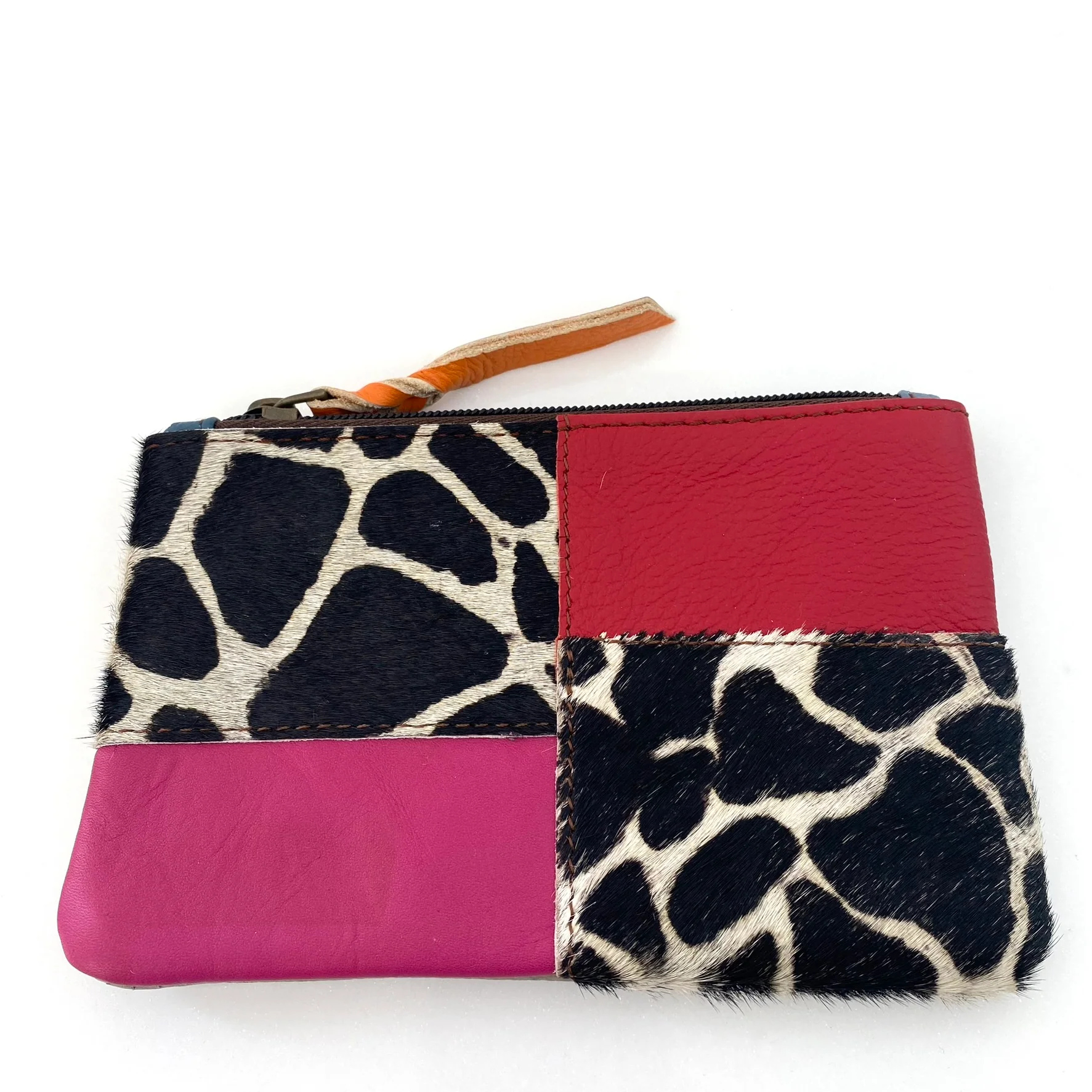 Soruka Zahra Leather Zip Purse - Giraffe Print Mix (assorted) - Image 4
