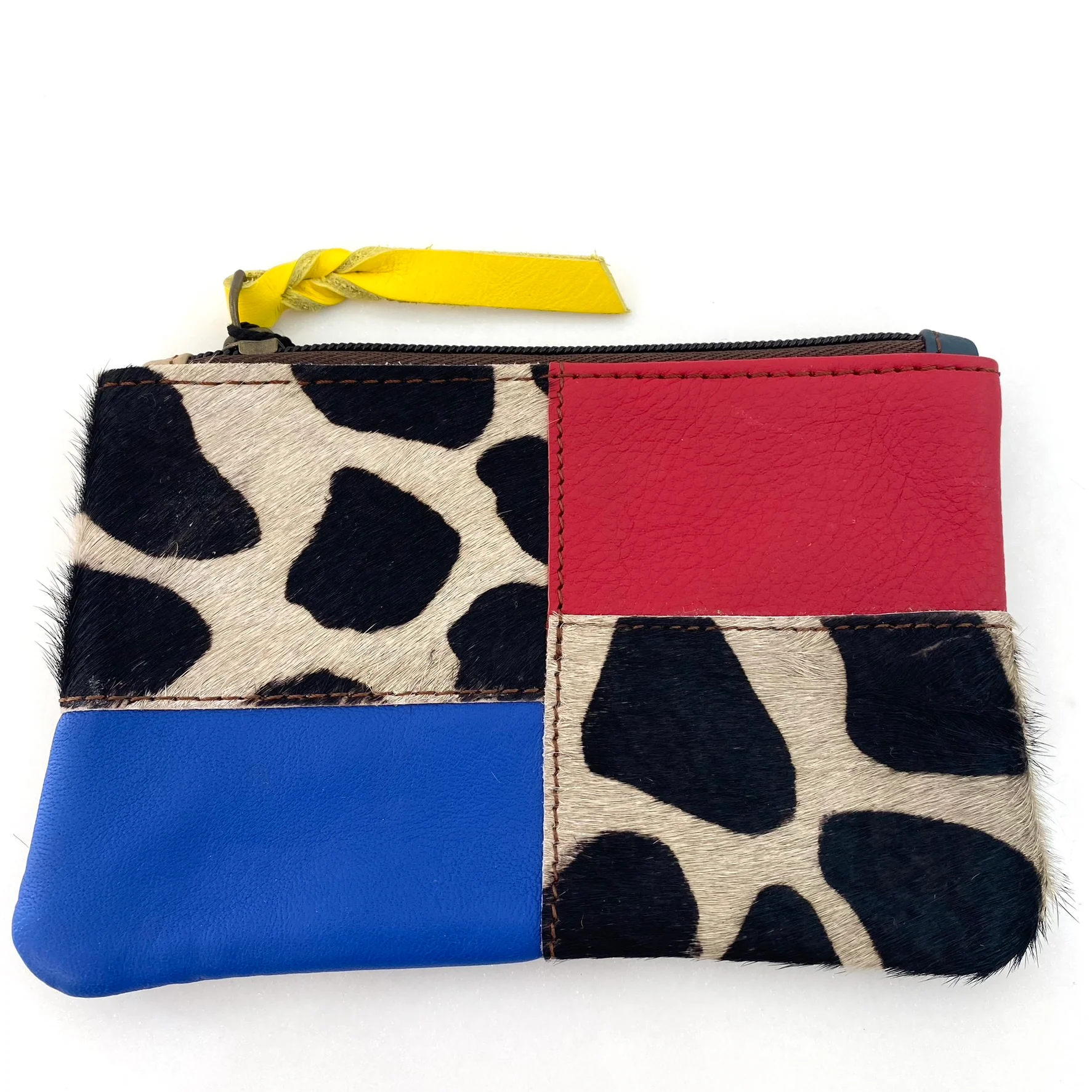 Soruka Zahra Leather Zip Purse - Giraffe Print Mix (assorted) - Image 5