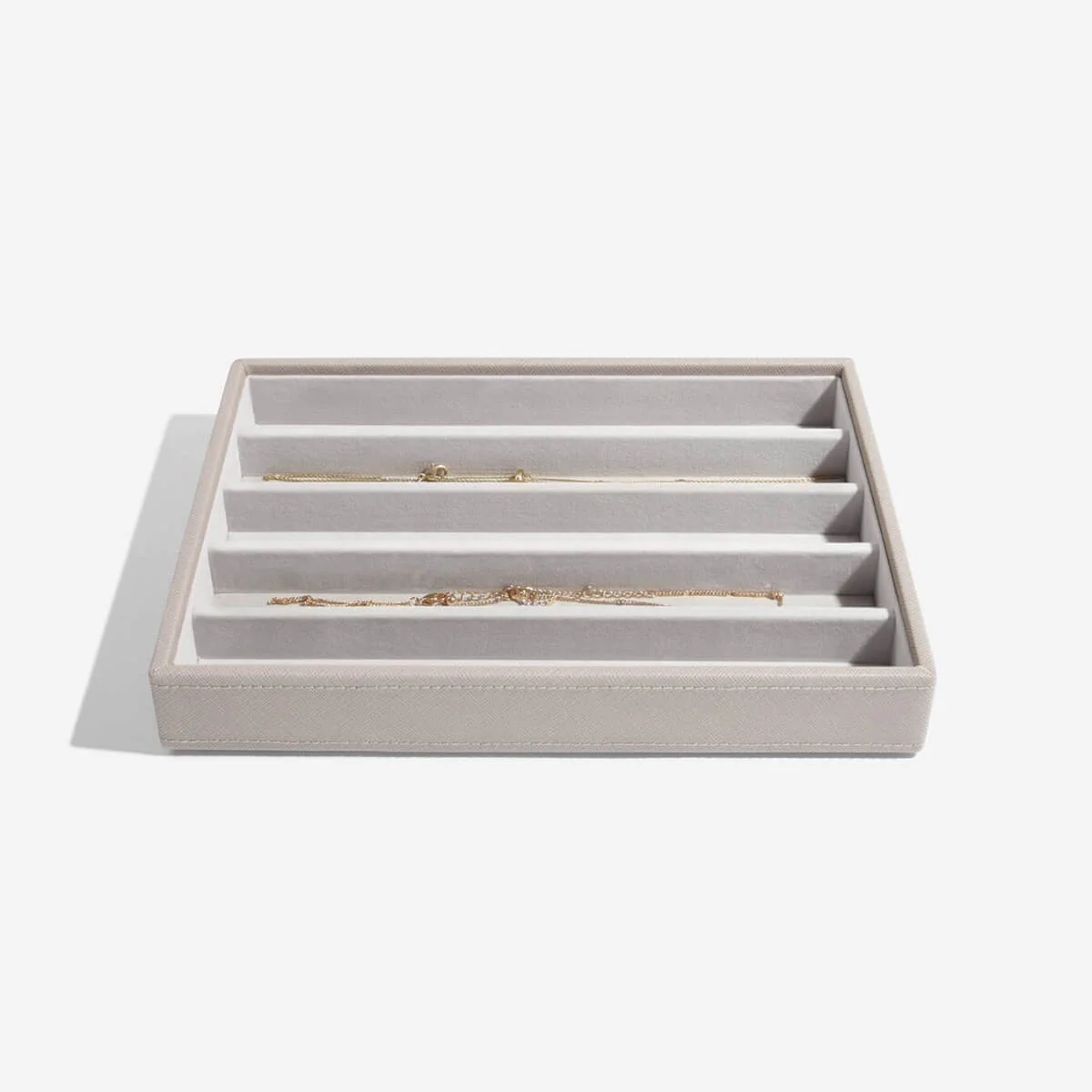 Stackers Classic Jewellery Box (5 Section Layer) - Taupe - Image 2