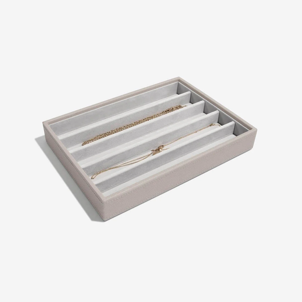 Stackers Classic Jewellery Box (5 Section Layer) - Taupe - Image 5