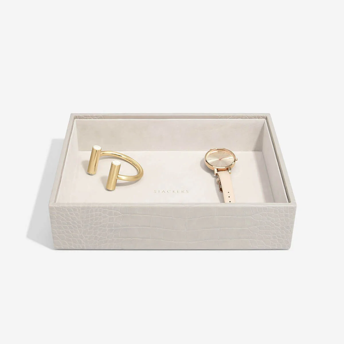 Stackers Classic Jewellery Box (Chunky Jewellery Layer) - Putty Croc - Image 3