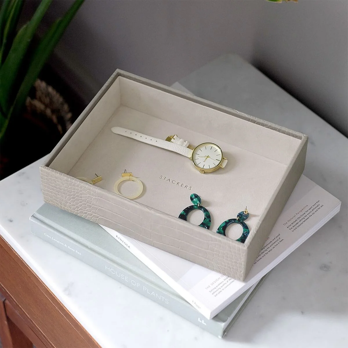 Stackers Classic Jewellery Box (Chunky Jewellery Layer) - Putty Croc - Image 4