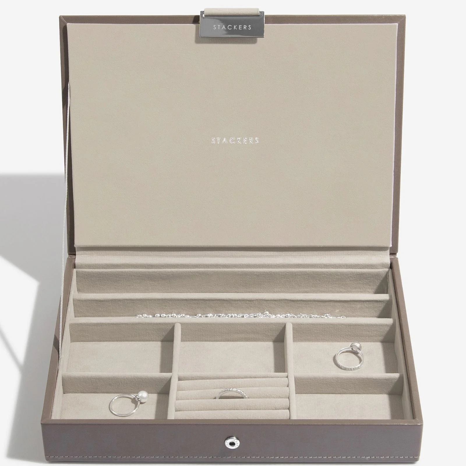 Stackers Classic Jewellery Box (Lid) - Mink