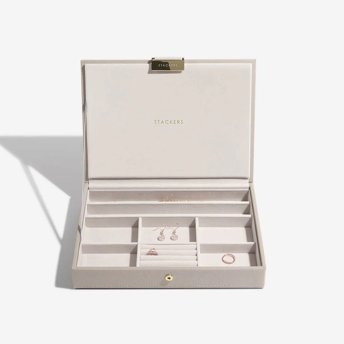 Stackers Classic Jewellery Box (Lid) - Taupe - Image 3