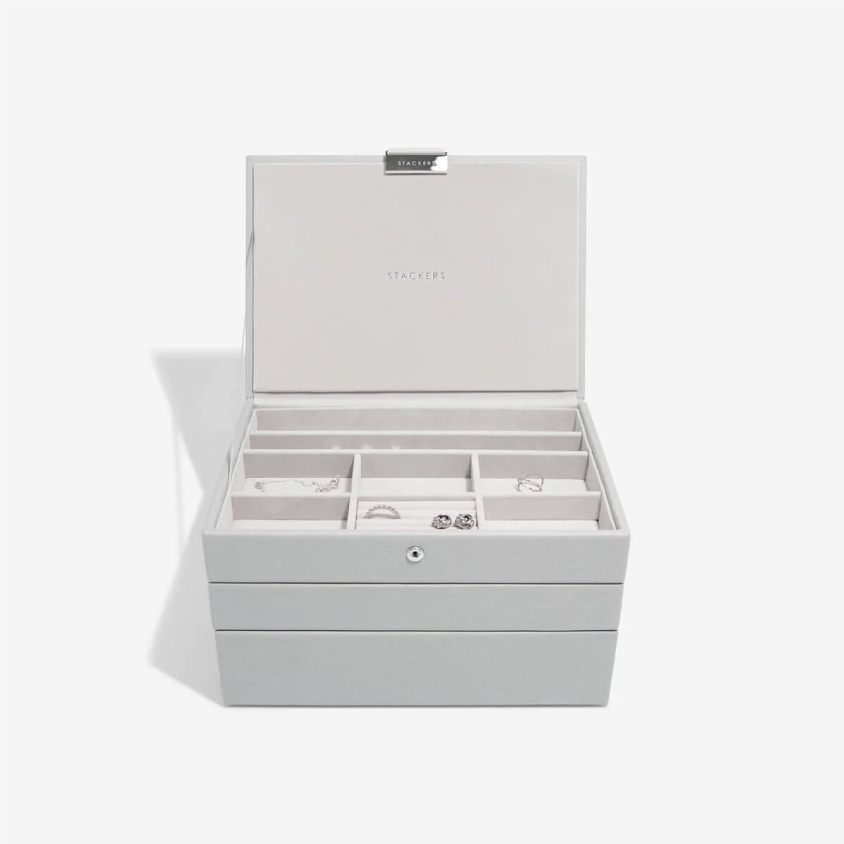 Stackers Classic Jewellery Box (Set) - Pebble Grey - Image 3