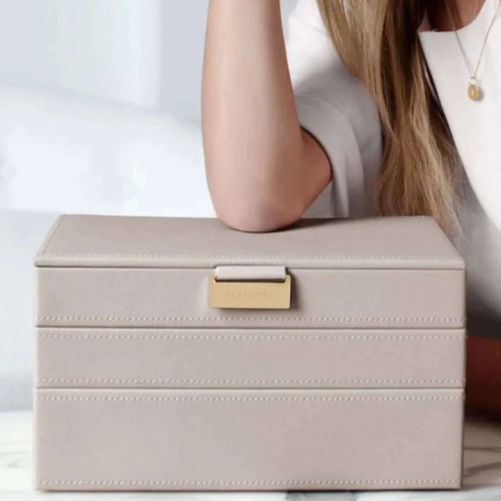 Stackers Classic Jewellery Box (Set) - Taupe - Image 6