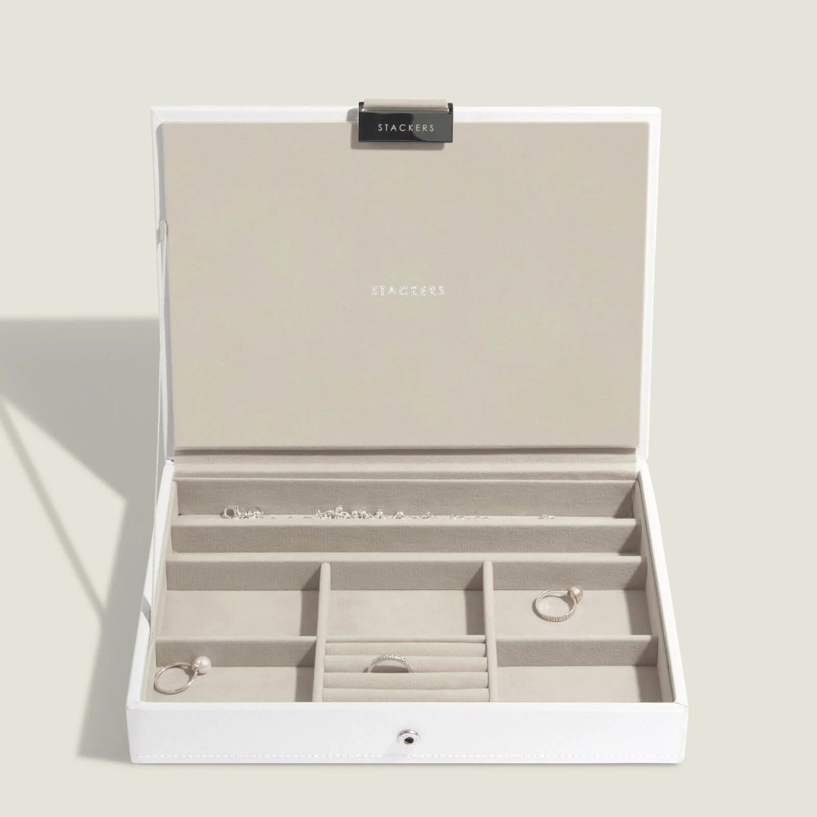 Stackers Classic Jewellery Box (Set) - White - Image 3