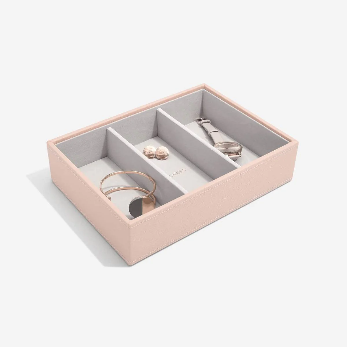 Stackers Classic Jewellery Box (Watch Layer) - Blush Pink - Image 2