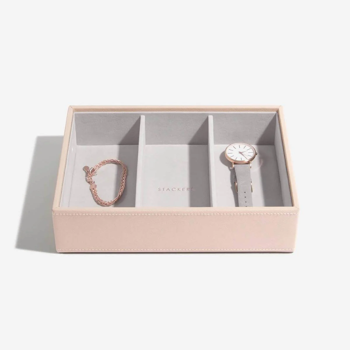 Stackers Classic Jewellery Box (Watch Layer) - Blush Pink - Image 3