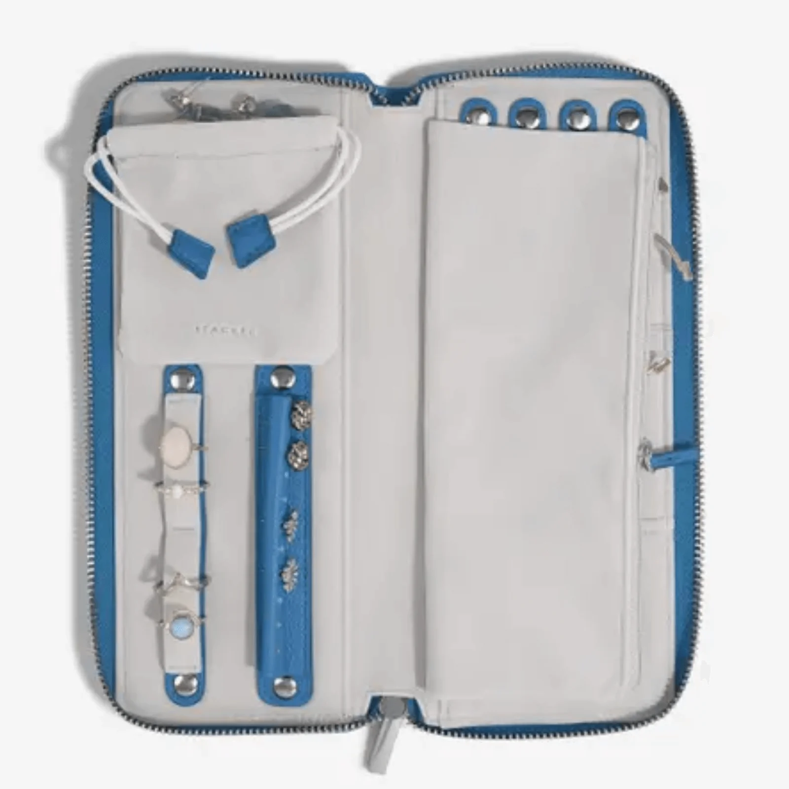Stackers Jewellery Roll - Azure Blue - Image 2