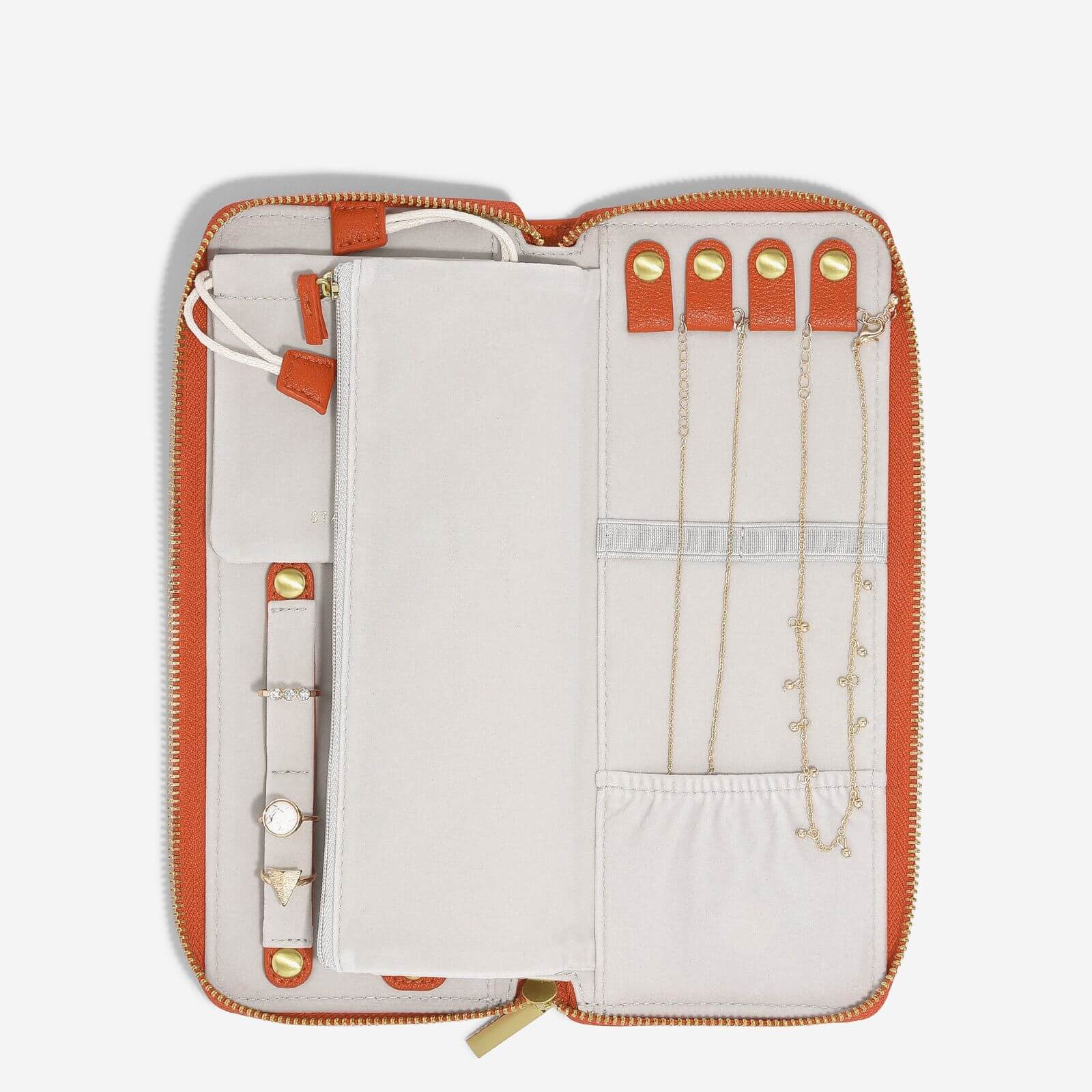 Stackers Jewellery Roll - Orange - Image 3