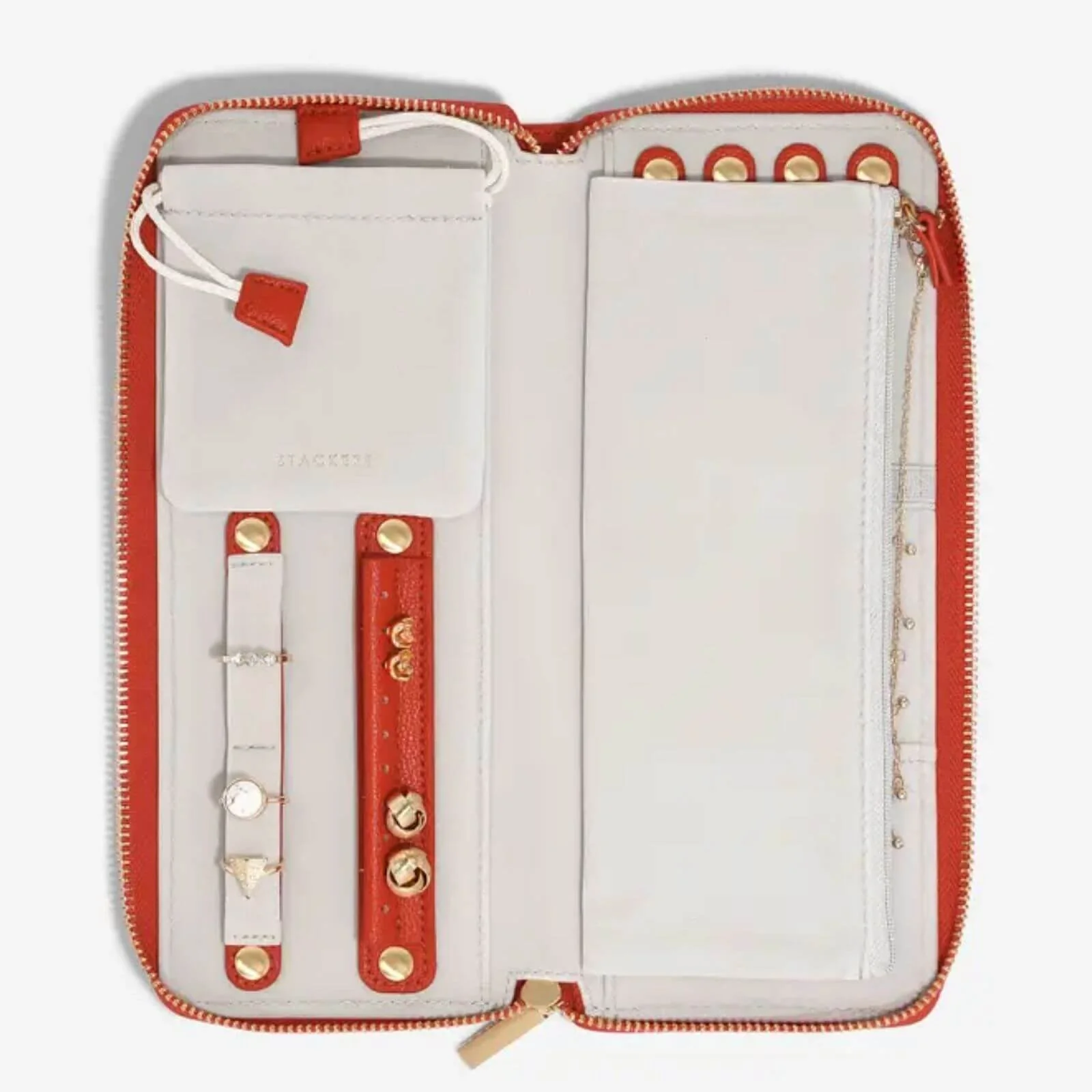 Stackers Jewellery Roll - Red - Image 2